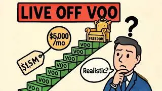 The Lowest Amount You NEED TO Live off Vanguard S&P 500 ETF ($5000 / month)