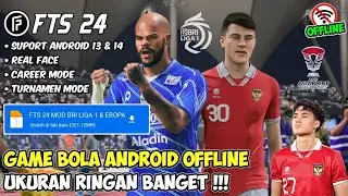 DOWNLOAD‼️Game Bola Offline Android Ringan New 2025, Mod FTS 25 BRI Liga 1 Bisa Main Career Mode.