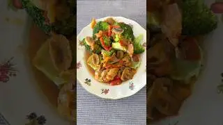 RECETA MUSLOS DE POLLO CON VERDURAS #pollo #polloconverduras #recetassaludables