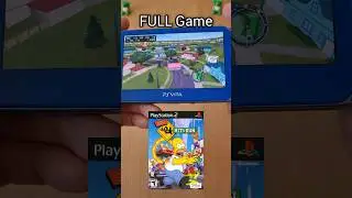 NEW Simpsons Hit&Run Port on Ps Vita is MIND-BLOWING🔥                                   #psvita #psp