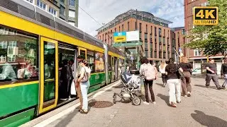 Exploring Helsinki on Foot in the Warm Summer 🇫🇮 Walking Tour Finland