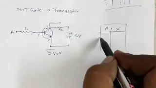 AND Gate, OR Gate using Diodes, NOT Gate using Transistor