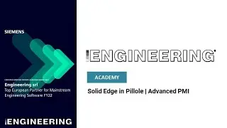 Academy Solid Edge | Tutorial | PMI Avanzate    [ Advanced PMI ]
