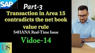 Realtime issue  Vendor line item clearing Asset down payment Part-3 DS SAP FICO CLASSES