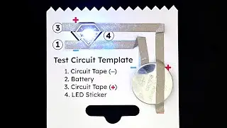 White Blink Test Circuit Template Video
