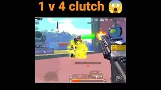 😍😍1v4 clutch😍😍//#shortvideo #short #youtubeshorts #shorts op x noob