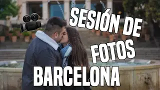 Sesión de fotos en Montjüic (Barcelona) - Ada y Oscar