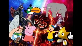 Mugen Request Peppa Pig & Random 3x vs Caillou & Random 3x