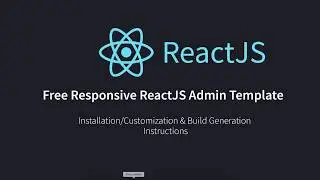 Smart React Admin Template Installation/Build Generation Instructions