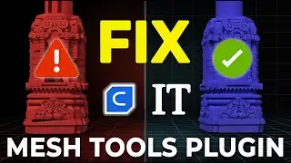 REPAIR Your 3D Models In Cura Like a PRO (Mesh Tools Plugin)