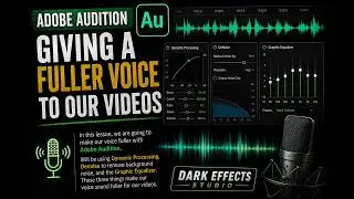 Adobe Audition - Giving a Fuller Voice to our Videos