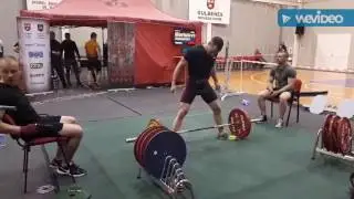 Чемпионат Латвии 2017 года, Александр Мортулев, до 74кг, сумма 460