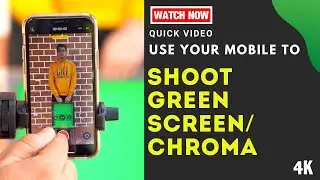 Green screen on smartphone | Green screen | Chroma
