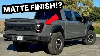 Tinting My Taillights with MATTE Tint!!