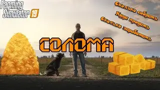Farming Simulator 19 - Солома. Сколько собрать, куда продать, сколько заработать.