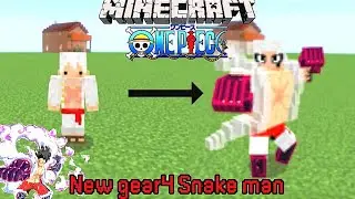 Showcase Snake man update V-52 One piece asa mod in Minecraft