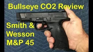 Smith & Wesson M&P 45 CO2 Pistol By Umarex, review and target shooting. (Shoot pellets and BB's)