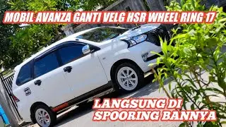 MODIFIKASI MOBIL AVANZA PAKAI VELG HSR WHEEL RING17