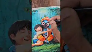 Shri Jagannath Drawing 🙏🏻 #shorts