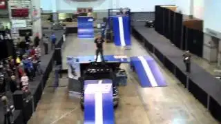 SIA Stunt Show '11 - Mason Moore jumping over MC Dave Stiefvater