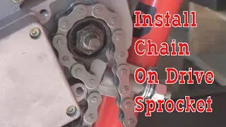 How To Install Chain In Drive Sprocket For 2 Stroke Motorized Bicycle Engine
