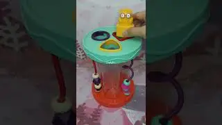 Yellow owl 🟨🦉Shape sorter with funny sound effect