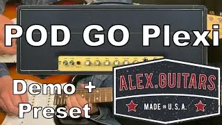 POD GO // Plexi Jumped Amp + Preset Demo // Alex.Guitars