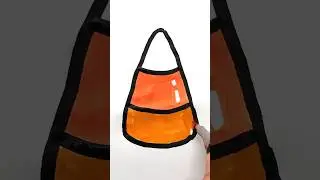 Candy Corn Drawing in 60 Seconds 