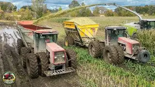 Fighting Mud Finishing Corn Silage Harvest