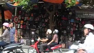 How to cross the street in HaNoi , VietNam