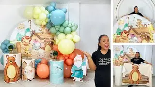 Como hacer un Arco de Globos 🦁Decoración Arca de Noé🦒