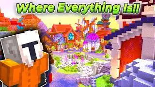How To Navigate The New Hub!! | Hypixel SkyBlock Update Tutorial