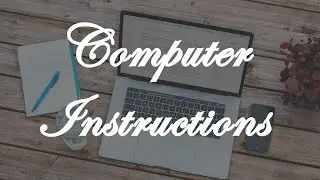 1.9 COMPUTER INSTRUCTIONS|MEMORY REFERENCE,REGISTER REFERENCE,INPUT-OUTPUT INSTRUCTIONS|(COA).