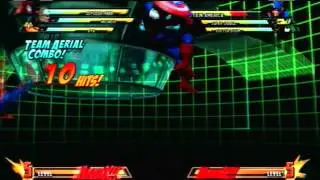 Marvel VS capcom 3: combo en el aire