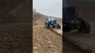 Мтз 80 , важка оранка на підйом 