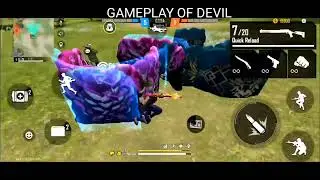 Freefire || Game play of Devil 😈 & Simba🦁 || One tap game play comparison