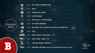 Promo prime serate Mediaset - Natale 2023