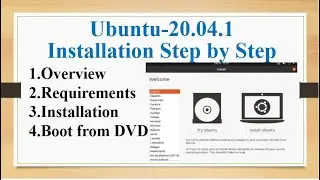 Ubuntu-20.04.1 Installation Step by Step, Overview, Requirements, Installation, Allocate drive space
