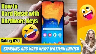 Samsung A20 Hard Reset |Pattern Unlock  |Fingerprint Unlock