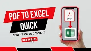 How to Easily Convert PDF to Excel: Step-by-Step Guide