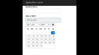 DatePicker in Asp.Net MVC using JQuery