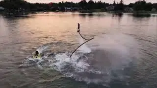 Flyboarding with Austin Burns.