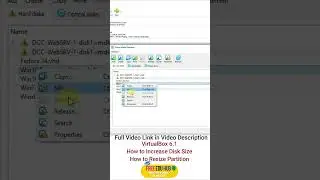 How to Increase Disk Size in VirtualBox | How to Resize Partition |  