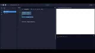 JS Class Example Basic Array Methods