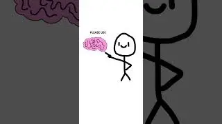 Please Use Brain Meme #animation #meme #funny
