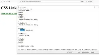 How to remove underlines from links lesson:15(part-4)