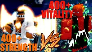 400+ STRENGTH QUINCYCAR Vs. 400 VITALITY SOUL REAPER BUILD [Peroxide]