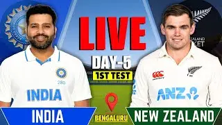 India vs New Zealand, 1st Test, Day 5 | IND vs NZ Live Score & Commentary | Live Cricket Match Today