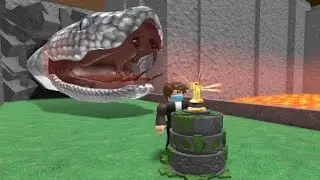 Escape A Giant Snake Obby! #roblox #scaryobby