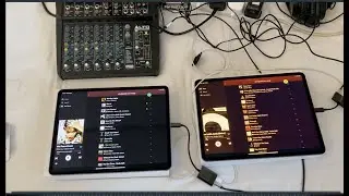 DJ with Spotify using 2 IPad Pro’s